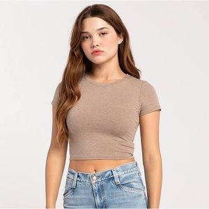 Mocha crop top